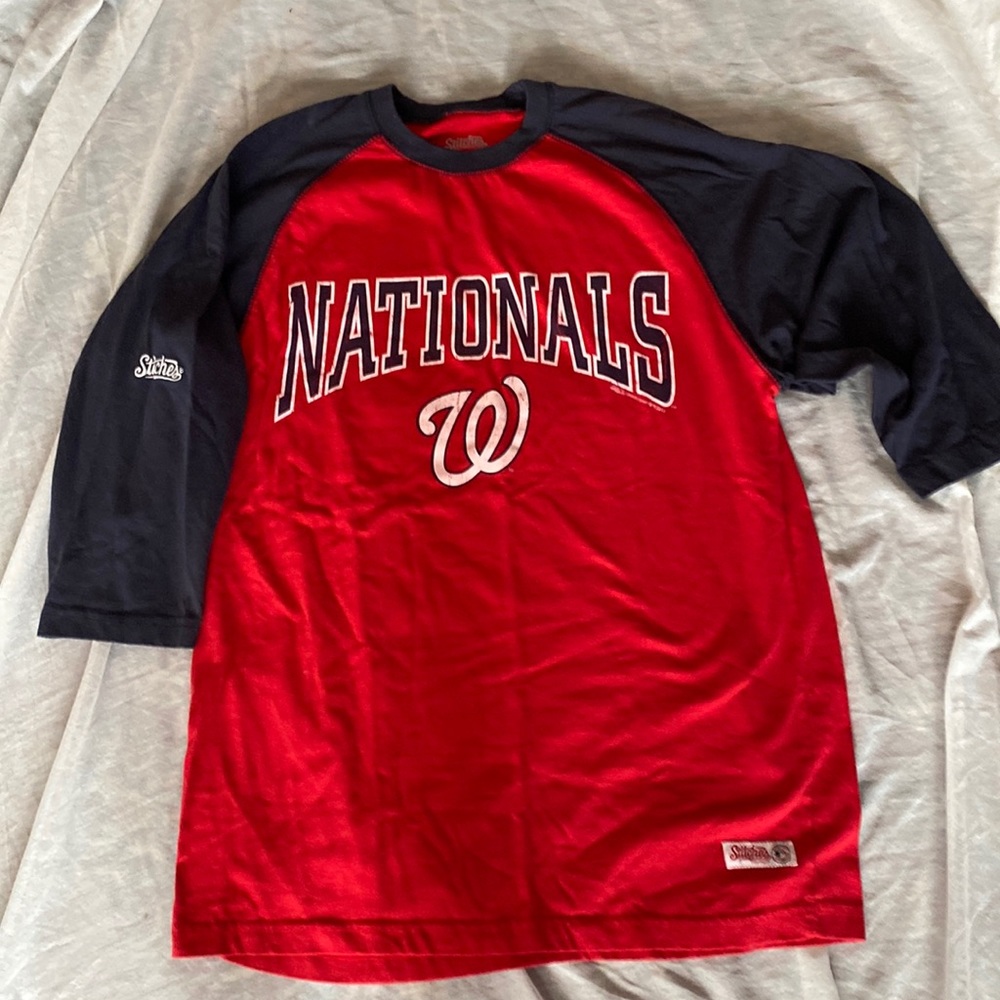 Nationals 3/4 Sleeve T-shirt Size M